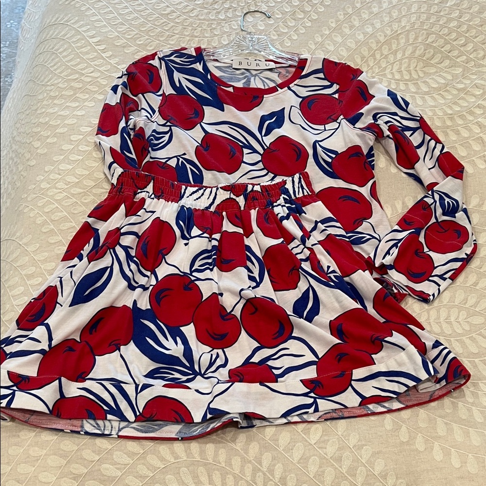 BURU x Val Cherry Print set
